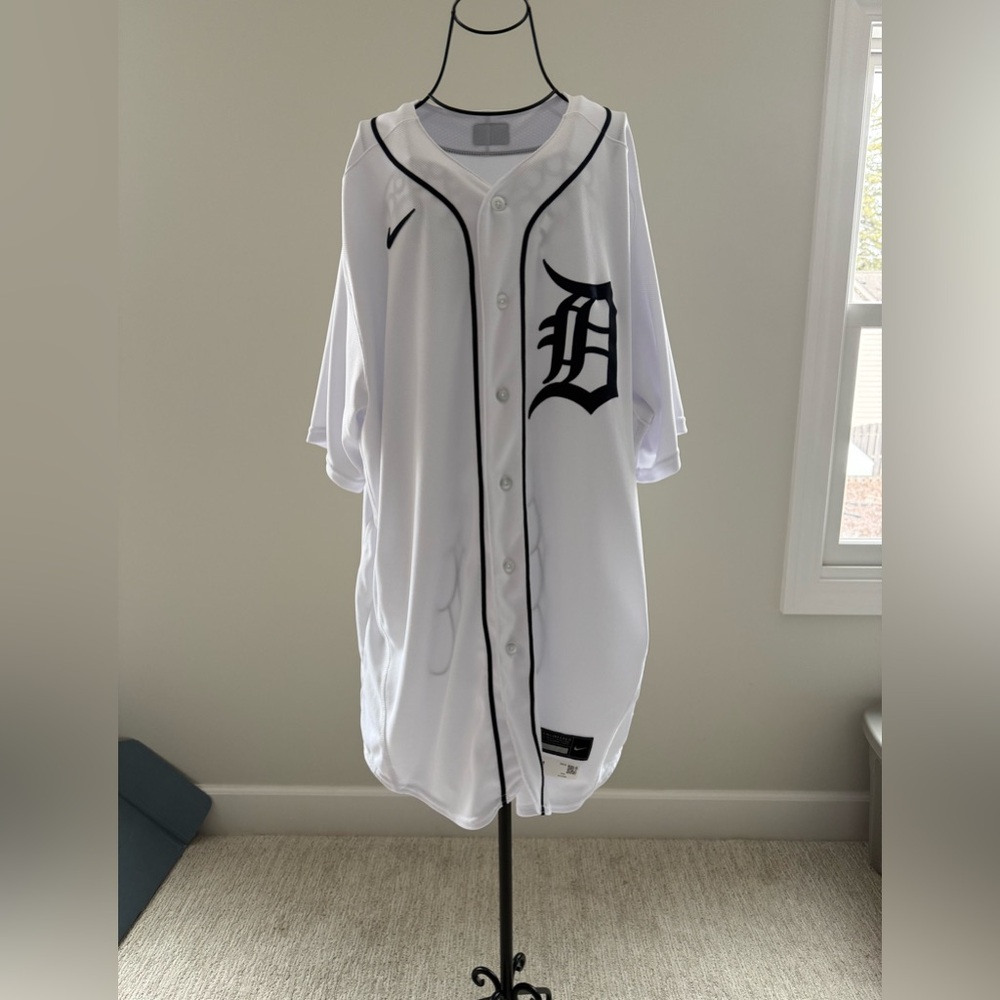 White Baseball Detroit Tigers Jersey
